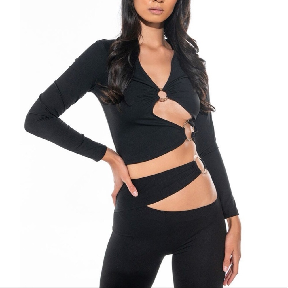 BESAME LONG SLEEVE TOP (BLACK)